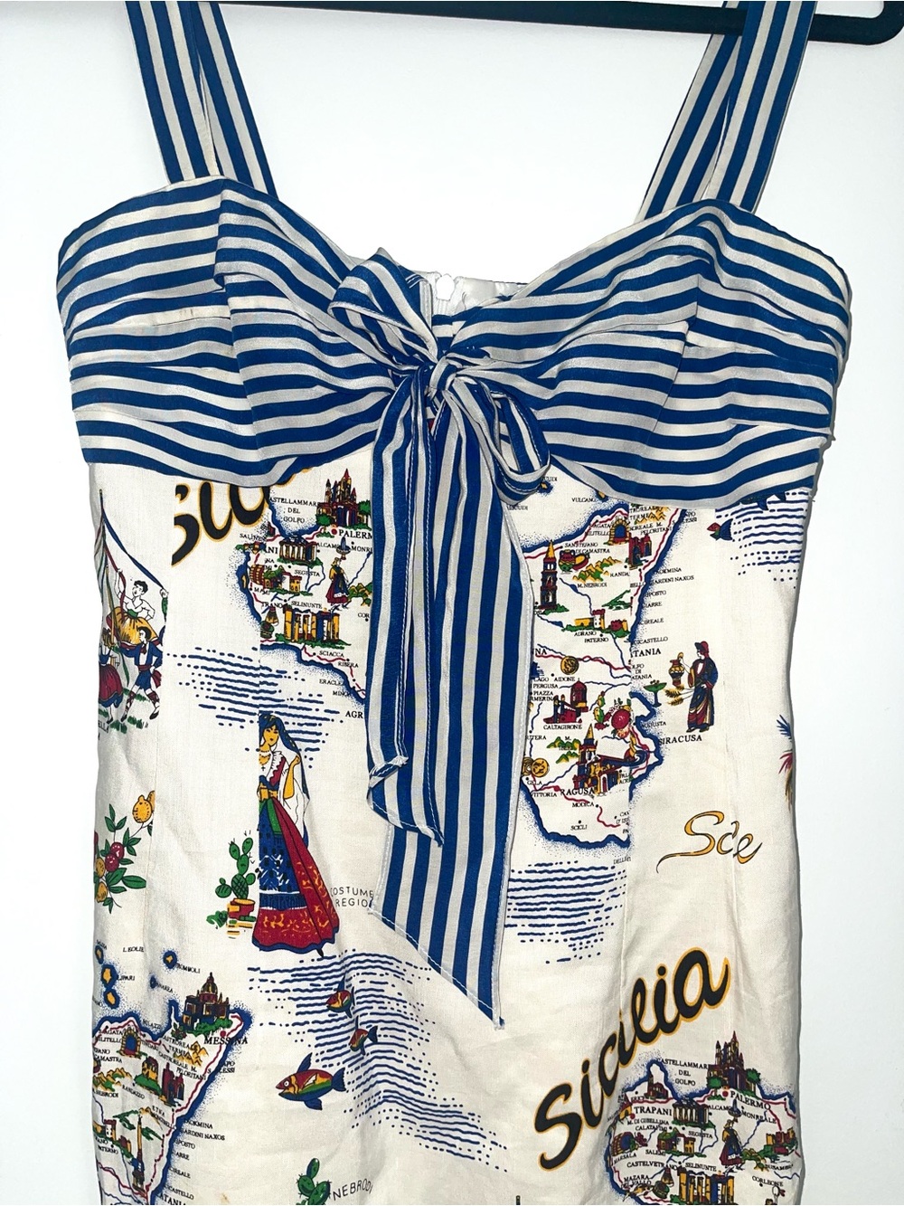 Nanette Lapore Silk & Linen Sicily Dreas
